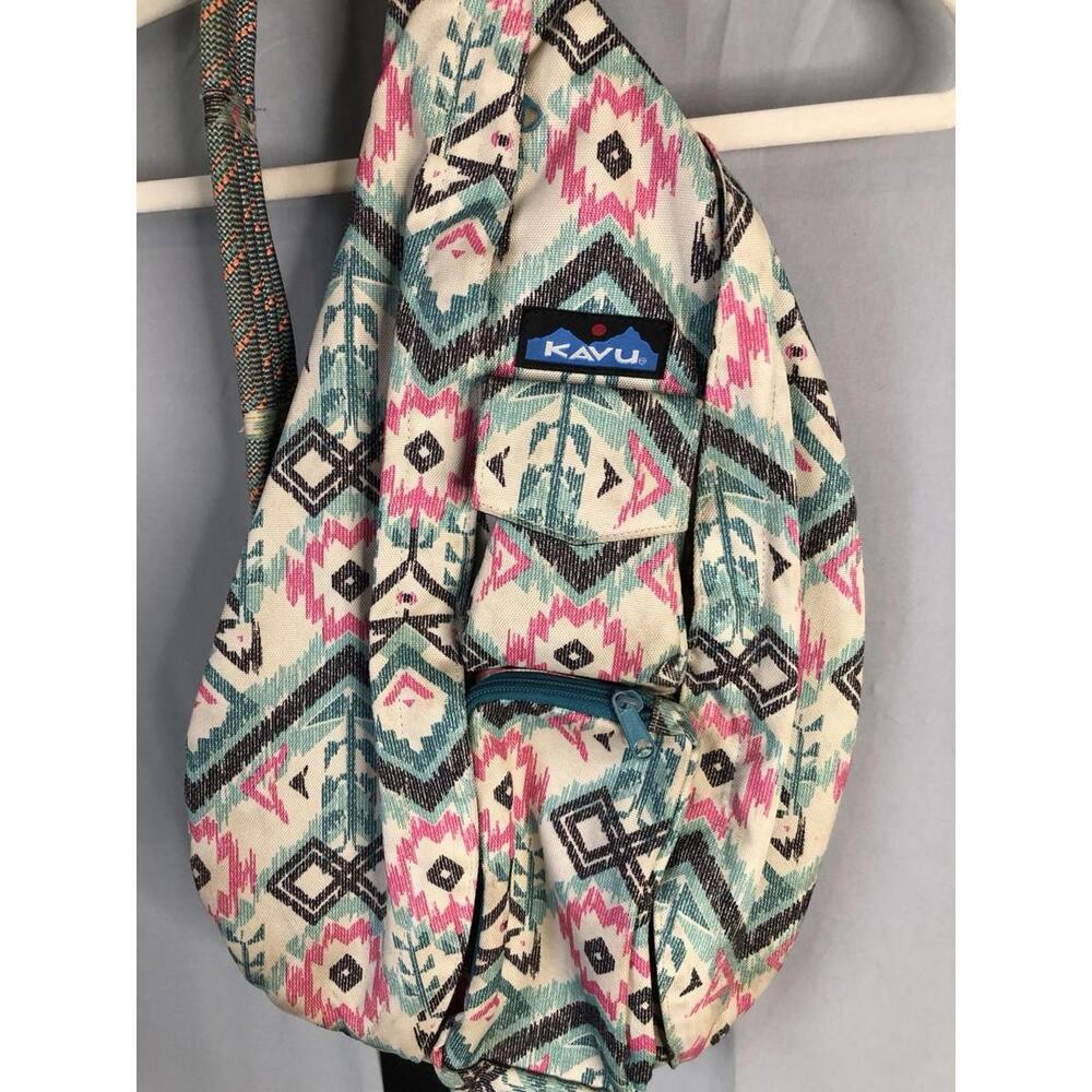 KAVU Island IKAT RARE HTF Messenger Cross Body Sling Bag Pouch LIMITED EDITION